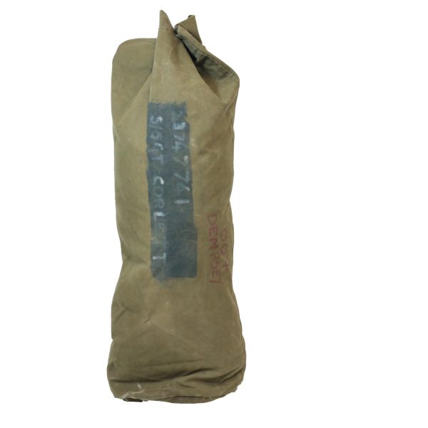 British army surplus duffle bag, olive green, seasack - Image 2