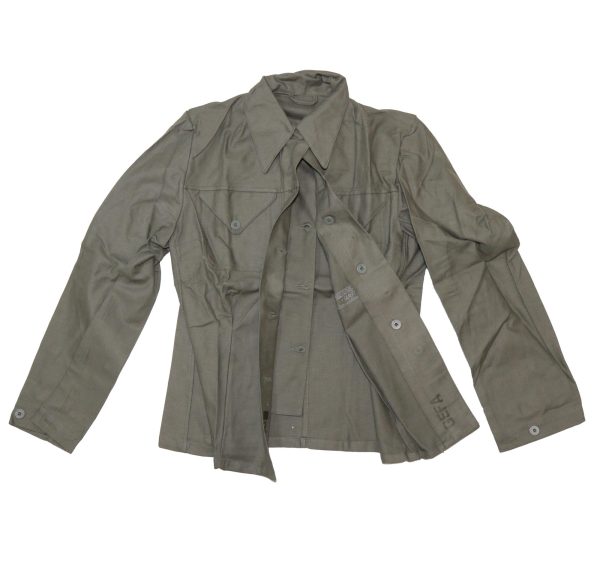Genuine Swedish Army Surplus Moleskin Canvas Heavy Cotton Shirt - Image 2