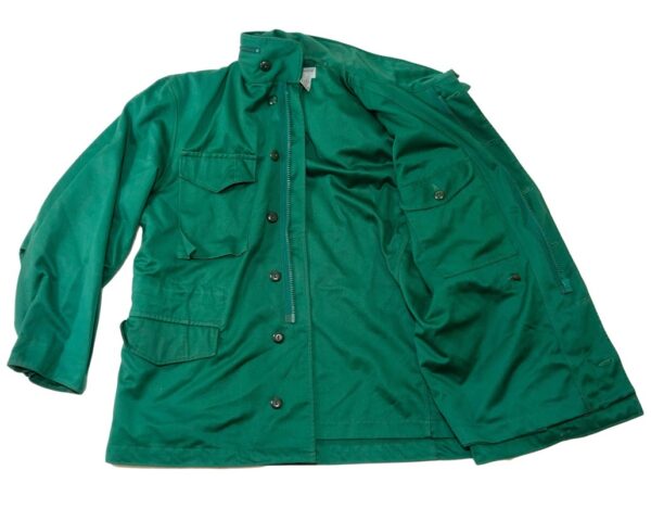 Austrian Military Surplus Apple Green M65 Parka Country Coat - Image 2