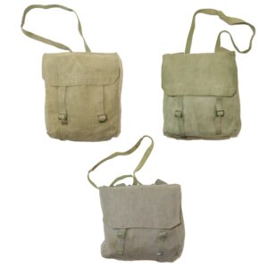 Genuine British Army M37 Haversack Shoulder Canvas Bag with Strap