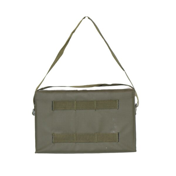 Genuine French Army Surplus Grenade Carry Shoulder Bag Empty - Image 2