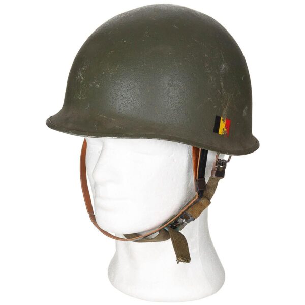 Belgian army surplus M51 / M1 style metal combat helmet