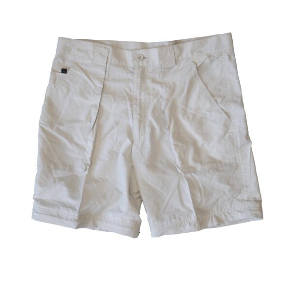 NEW Zip Off Hiking Walking Trousers 3/4 Length Shorts White Lightweight - Image 3