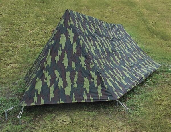 Genuine Belgian Army Surplus Jigsaw Camouflage M56 2 Man Tent