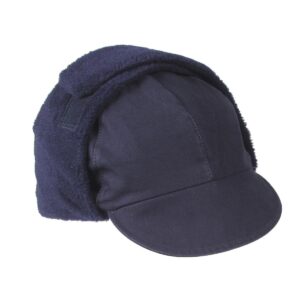 Genuine German Army Surplus Blue Winter Cap Fold Down Ears