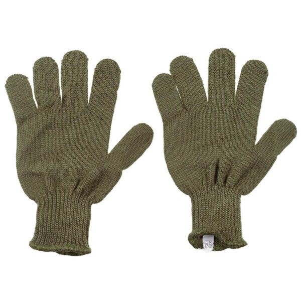 Genuine Belgian Army Surplus Wool Gloves Unissued