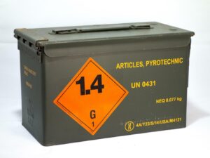 British Army Ammunition ammo box 50 cal military Olive Green storage tools