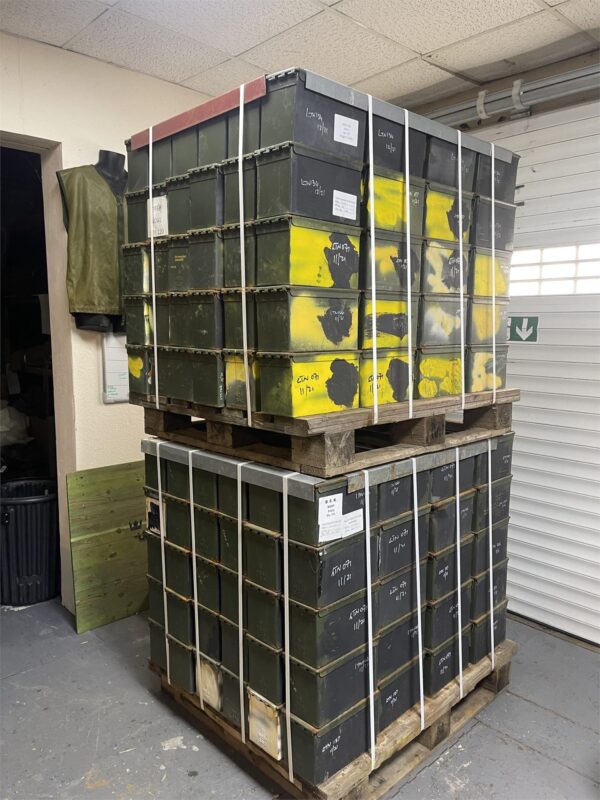 British Army Ammunition ammo box 50 cal military Olive Green storage tools - Image 2