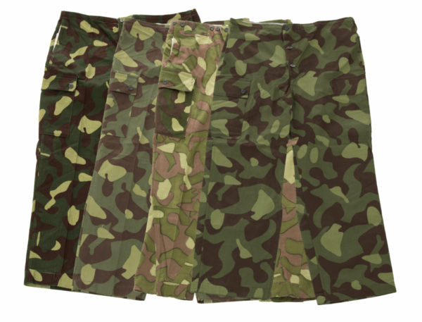Genuine Finnish army surplus M 62 reversible wood snow camo trousers NEW