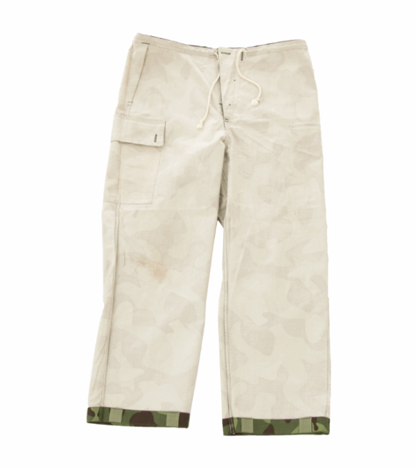 Genuine Finnish army surplus M 62 reversible wood snow camo trousers NEW - Image 2