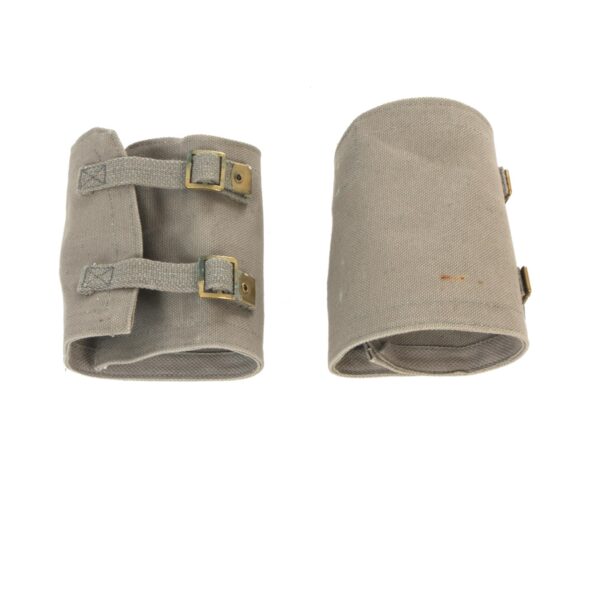 Genuine Danish Army CF Surplus Grey Canvas Ankle Gaiters