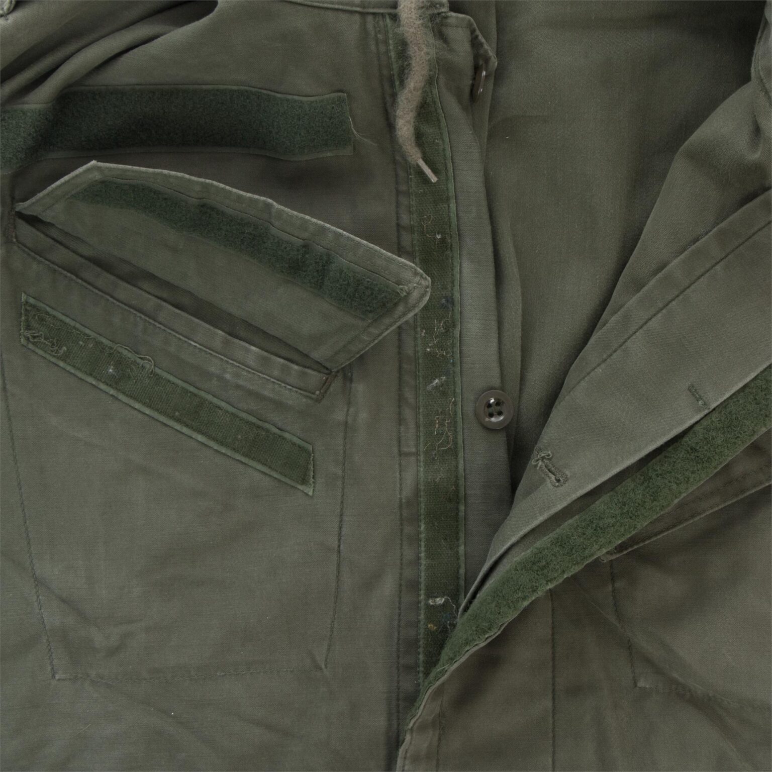 Genuine Belgian army field jacket M64 military cotton waterproof parka Olive NEW main image 0