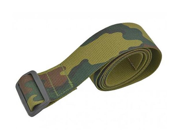 Genuine Belgian Army Surplus Jigsaw Camouflage Webbing Belt 44"