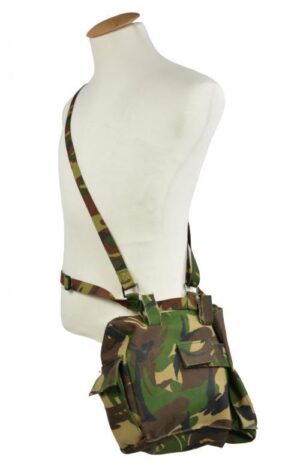 Dutch Army Surplus Gas Mask CBRN Shoulder Bag DPM Camouflage