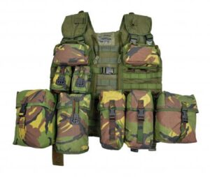 NEW Dutch army surplus combat load carrying vest with pouches