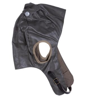 East Germa army surplus tanker / flyers  ( Biggles) faux leather cap