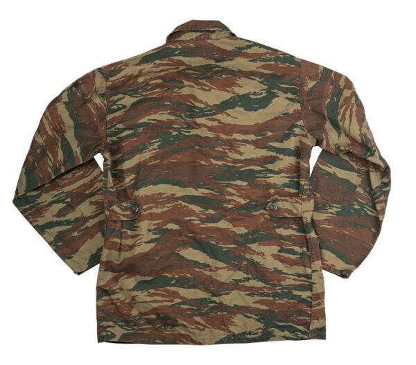 Genuine Greek Army Surplus BDU Lizard Camo Field Jacket - Image 2