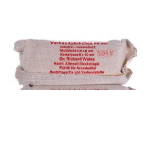 Vintage WW2 German wound field first aid compression dressing