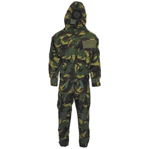 Original British army surplus 2 piece D.P.M camouflage N.B.C suit