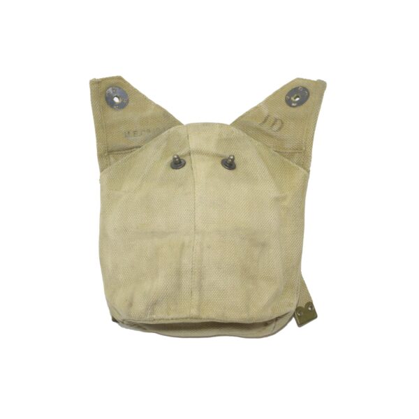 Genuine British Army Surplus Vintage Canvas Field Flask Canteen Pouch - Image 2