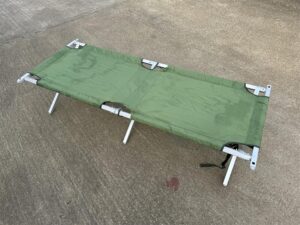 British Army Surplus Grade 2 Folding Cot Camp Bed Used Camping