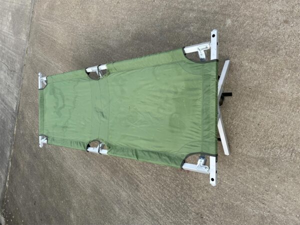British Army Surplus Grade 2 Folding Cot Camp Bed Used Camping - Image 2