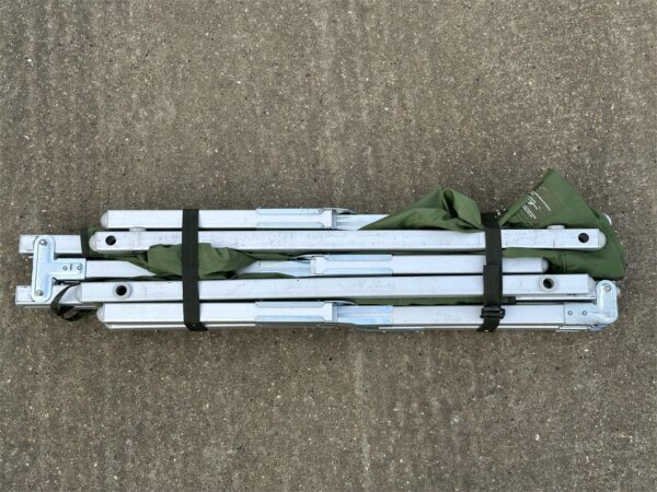 British Army Surplus Grade 2 Folding Cot Camp Bed Used Camping - Image 4