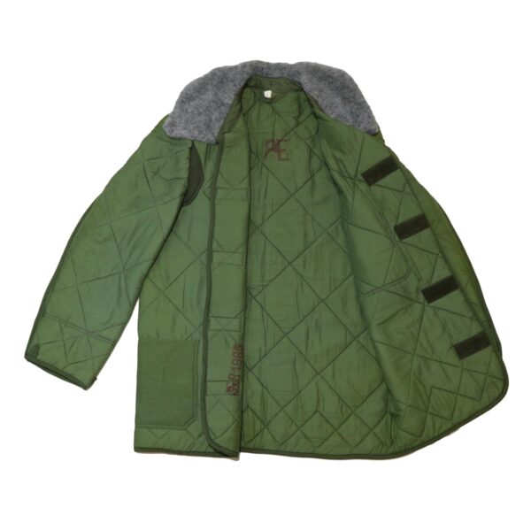 Genuine Czech Army Surplus Cotton Vintage Olive Parka Liner - Image 2
