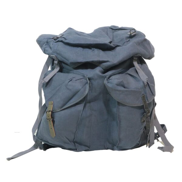 Vintage Italian army /air force surplus denim canvas rucksack