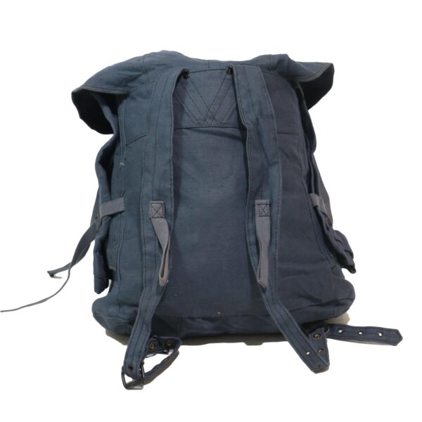 Vintage Italian army /air force surplus denim canvas rucksack - Image 2