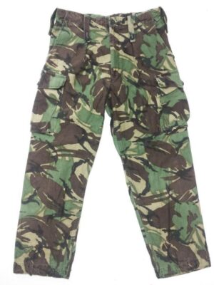 Original British army surplus DPM camouflage cotton trousers