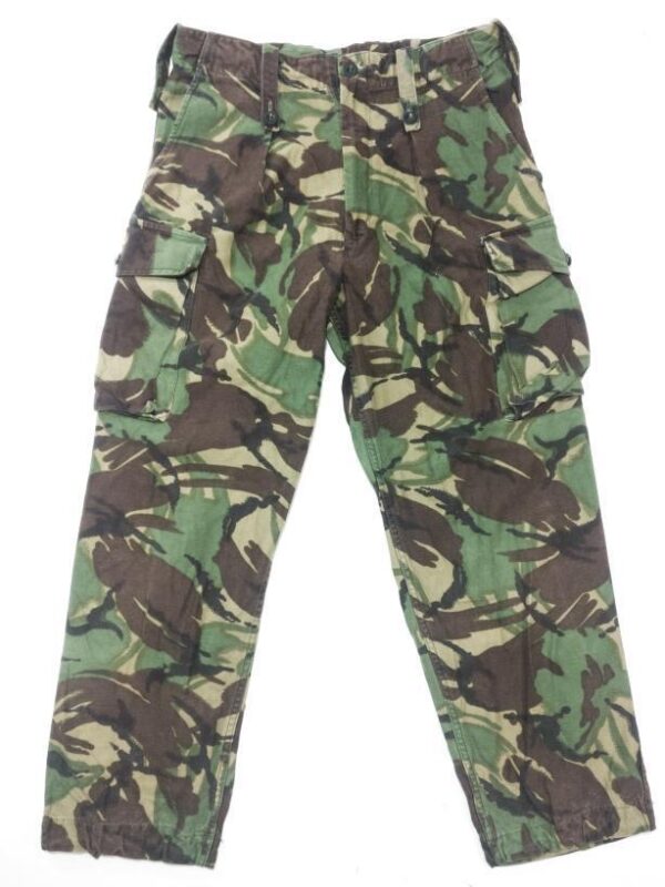 Original British army surplus DPM camouflage cotton trousers - Image 2