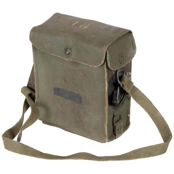 Genuine US Army Surplus Field Telephone EE-8 In Canvas Carry Bag - Image 4