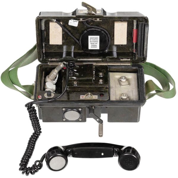 Genuine East German NVA Army Surplus Supergrade Field Telephone - Image 2