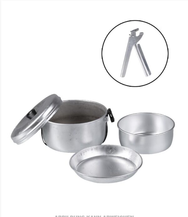 Genuine Trangia 5 Piece Mess Tin Cooking Set for Camping Bushcraft