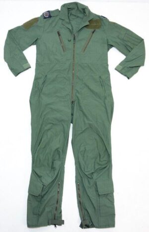 Green Royal Air Force flight suit olive green coveralls