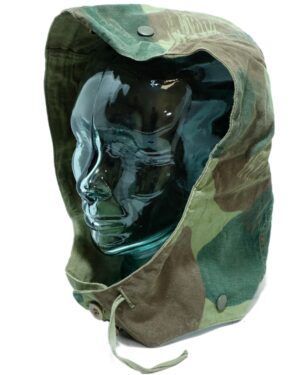 Belgian army surplus congo camouflage jacket parka hood