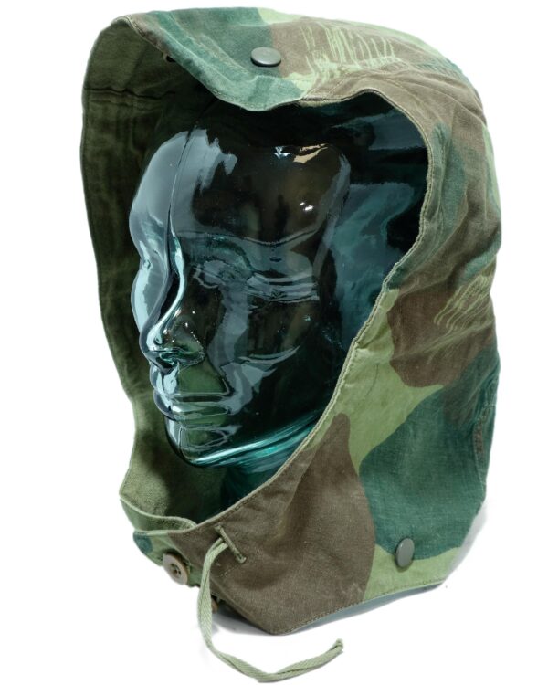 Belgian army surplus congo camouflage jacket parka hood