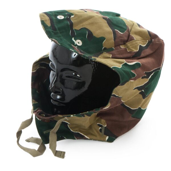 Belgian army surplus congo camouflage jacket parka hood - Image 2