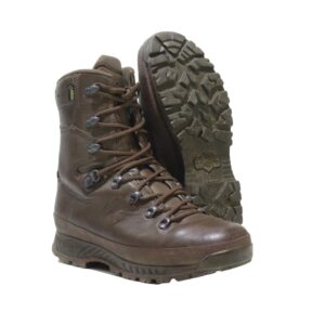 British Army Issue Haix Cold Wet Weather Goretex Lined Leather Boots