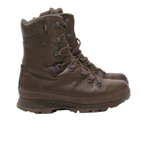 British Army Issue Haix Cold Wet Weather Goretex Lined Leather Boots - Image 3
