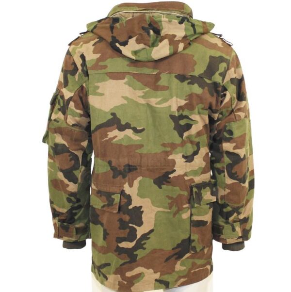 Czech army surplus M97 woodland camouflage parka with Liner - Image 2