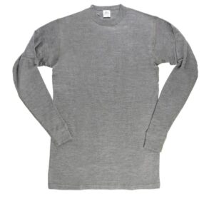 Genuine Belgian Army Surplus Long Sleeve Norgi Undershirt Grey XL - BRAND NEW