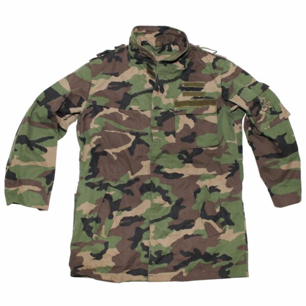 Czech army surplus M97 woodland camouflage parka - Image 2