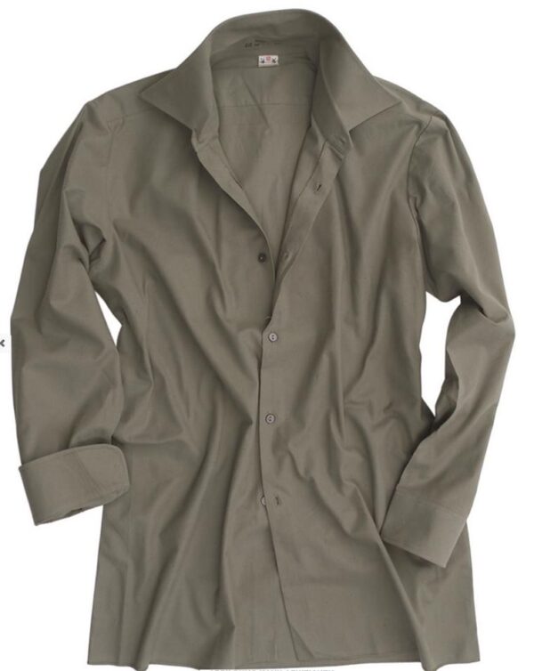 Czech army surplus olive green M21 field shirt - Image 2
