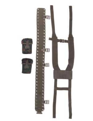German army surplus 4 piece webbing harness yoke system