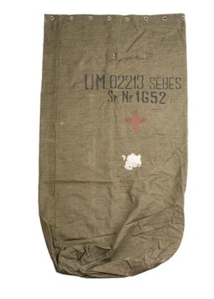 Vintage army military surplus LARGE canvas duffel transport bag