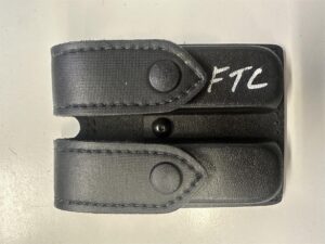 Safariland GLOCK 77 27,12 double pistol magazine pouch leather MINT