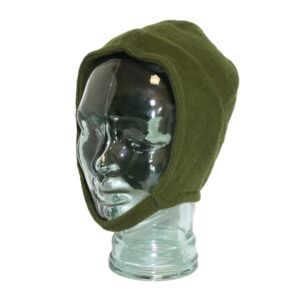 Army Surplus Wool Helmet Liner Tank Pilot Olive Green
