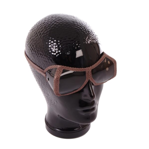 Swedish military surplus compact folding sun / ski goggles